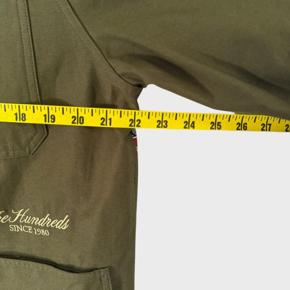 The Hundreds x Jason Seife Casio Work Jacket Green Men's Large Button-Up Shacket - Picture 10 of 11